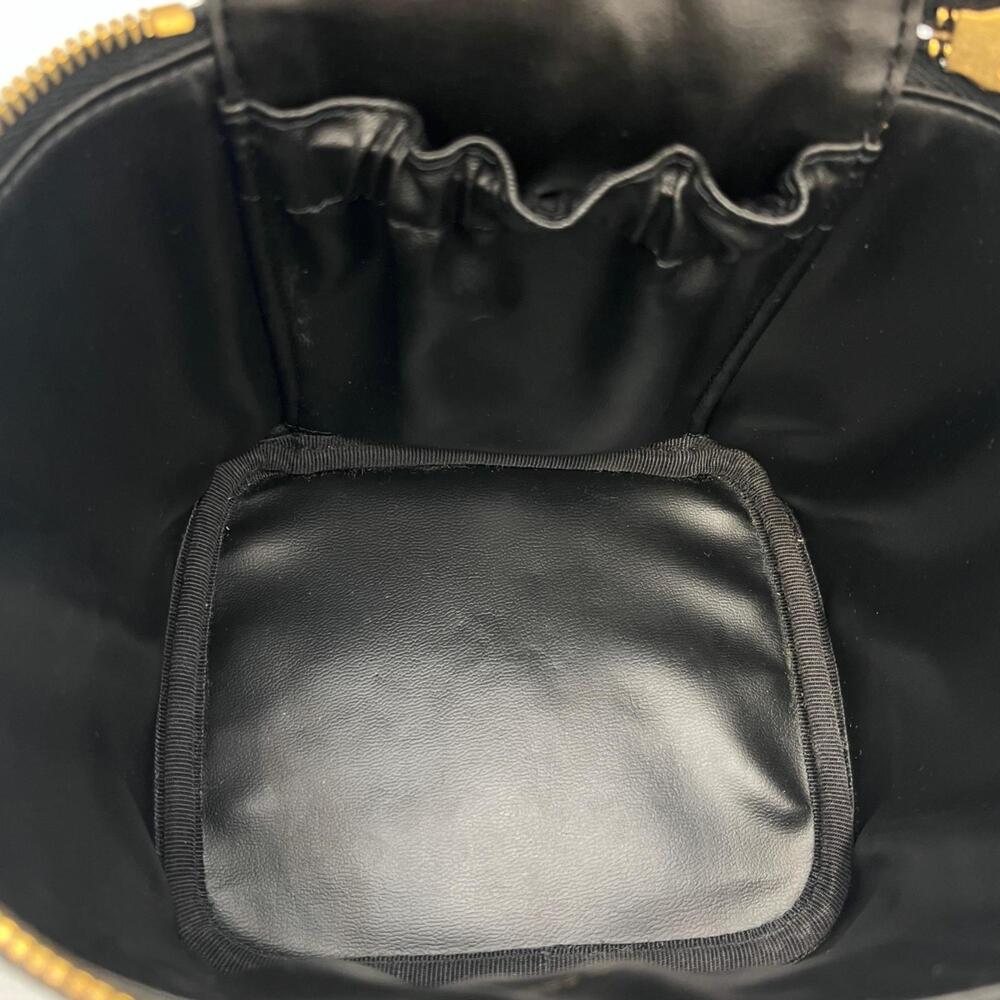 CHANEL Black Caviar Leather Logo Vanity Bag - Picture 8 of 10